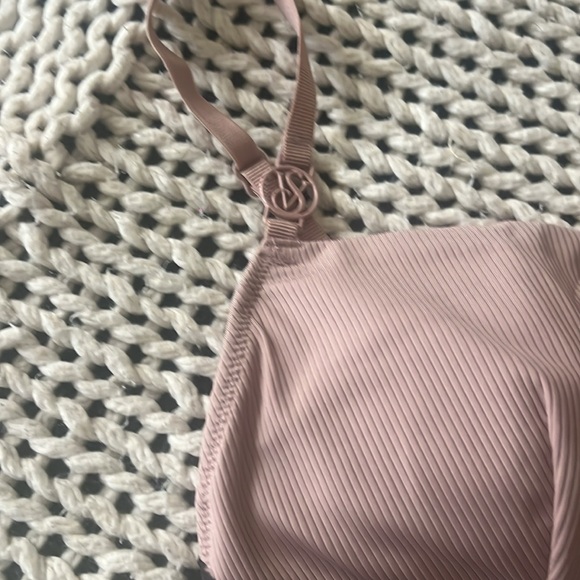 Pink Ribbed Bikini Set - Picture 2 of 6